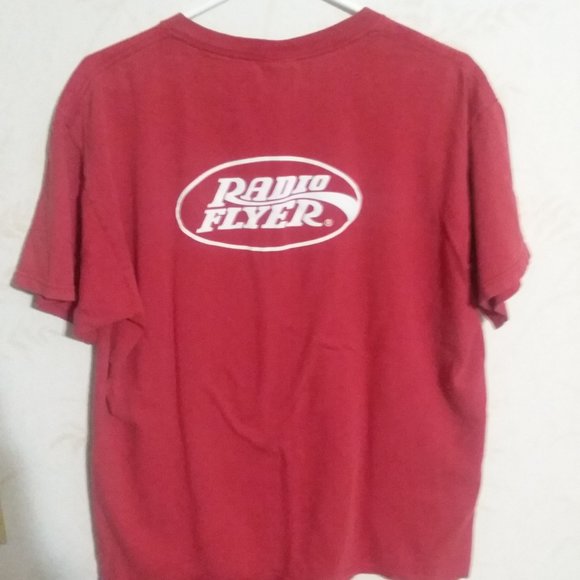 Fruit of the Loom Radio Flyer Men's Short Sleeve T Shirt in Size L - Picture 4 of 6